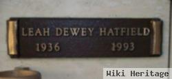 Leah Dewey Hatfield