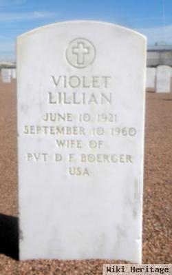 Violet Lillian Thomas Boerger