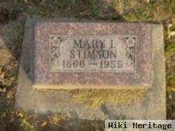 Mary I. Stimson