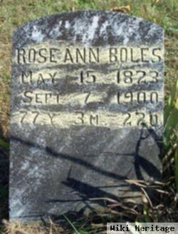 Rose Ann Boles