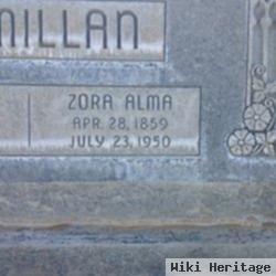 Zora Alma Harris Mcmillan