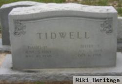 David Harvey Tidwell, Sr