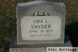 Ora L. Snyder