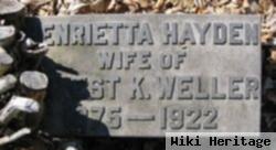 Henrietta Hayden Weller