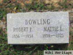 Robert F Bowling