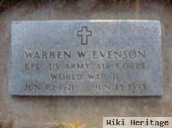 Warren W Evenson