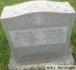 William A Desrosiers