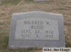 Mildred Whitaker Budd
