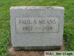 Paul A. Means