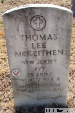 Pvt Thomas Lee Mckeithen