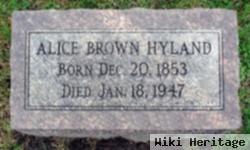 Alice Brown Hyland