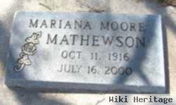 Mariana Worth Moore Mathewson
