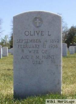 Olive L Hunt