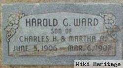 Harold G Ward