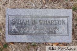 Sarah Banning Wharton