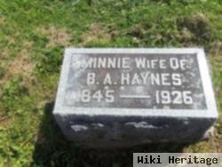 Minnie Wicks Johnson Haynes