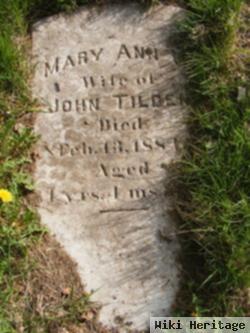 Mary Ann Tilden