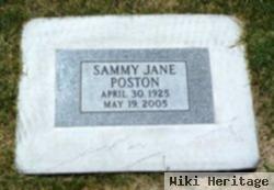 Sammy Jane Robinson Poston