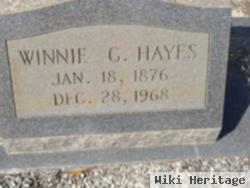 Winnie G. Hayes