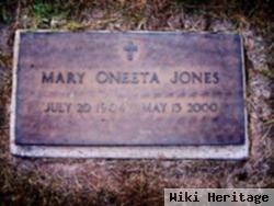 Mary Oneeta Jones