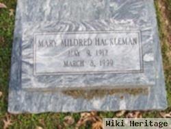 Mary Mildred Hackleman