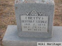 Bertha F Steinle