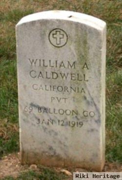 Pvt William A Caldwell
