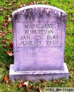 Mary Jane Robertson