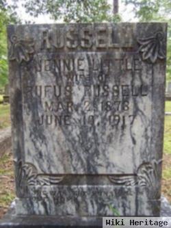 Virginia C "jennie" Little Russell