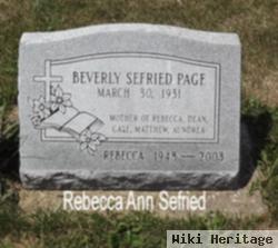 Rebecca Ann Sefried