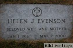 Helen Jeanette Larson Evenson