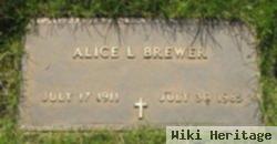 Alice L Brewer