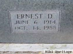 Ernest D Todd