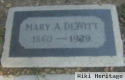 Mary A Dewitt