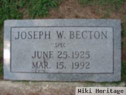 Joseph W. "spec" Becton