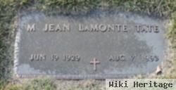 M. Jean Lamonte Tate