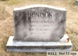 Ida A Denison