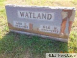 Ann Elizabeth Bane Watland