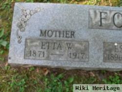 Etta W. Fobes