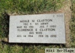 Merle M Clayton