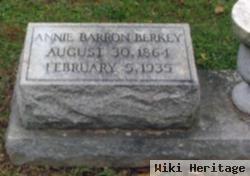 Anna Mary "annie" Barron Berkey