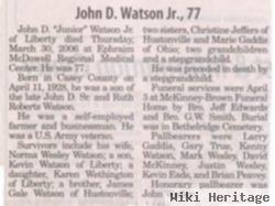 John David "junior" Watson, Jr