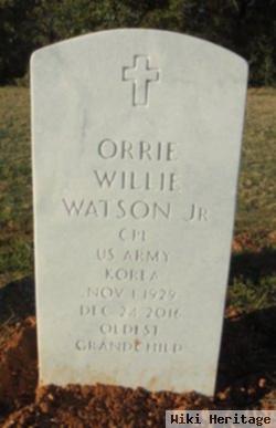 Orrie Willie Watson, Jr