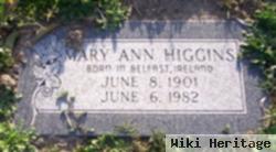 Mary Ann Higgins
