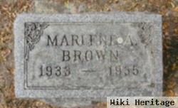 Marlene A Brown