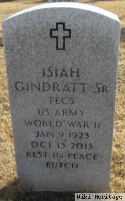 Isiah "butch" Gindratt, Sr