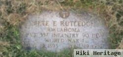 Pvt Peter E. "pete" Rutledge