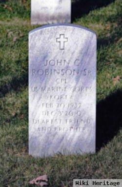 John G Robinson, Sr