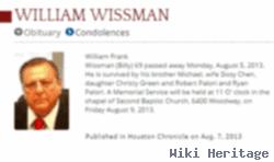 William J "bill" Wissman