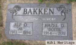 Hazel D "dottie" Clark Bakken
